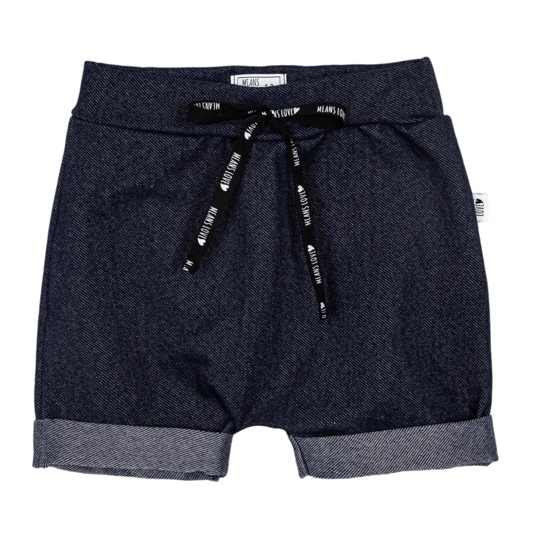 Bermuda Bebê Infantil Menino Jeans Stretch Premium Marinho