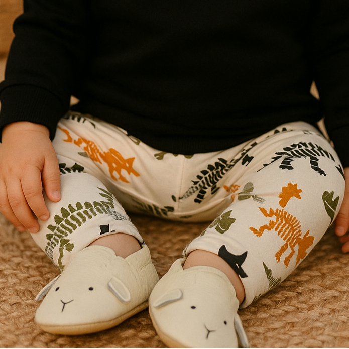 Calça Bebê/Infantil Unissex – Malha Algodão Estampado | Fósseis
