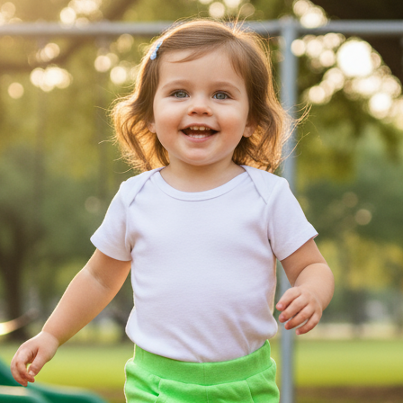 Body Bebê/Infantil Manga Curta Unissex - Algodão Premium Liso | Branco Puro
