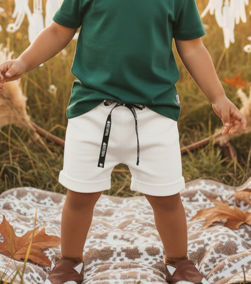 Infantil Menino – Malha Algodão Liso | Off White