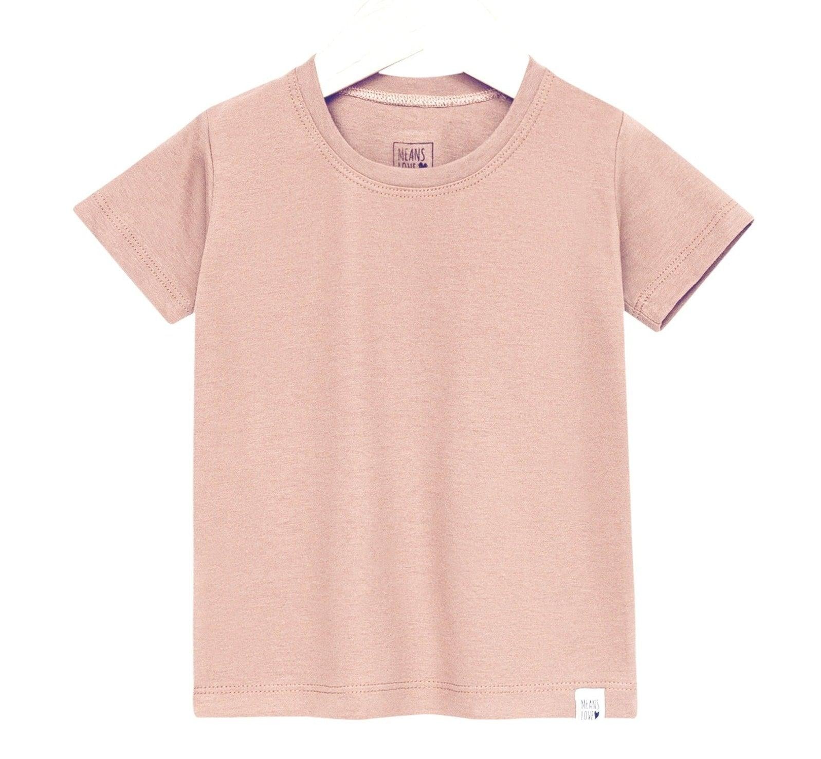 camiseta bebe infantil 100 algodao lisa unissex nude means love baby