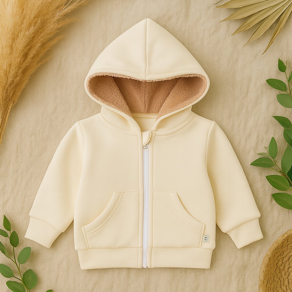 Jaquetas aquecidas e estilosas da Coleção Jaquetas da Means Love Baby, oferecendo conforto e proteção para os bebês em dias frios