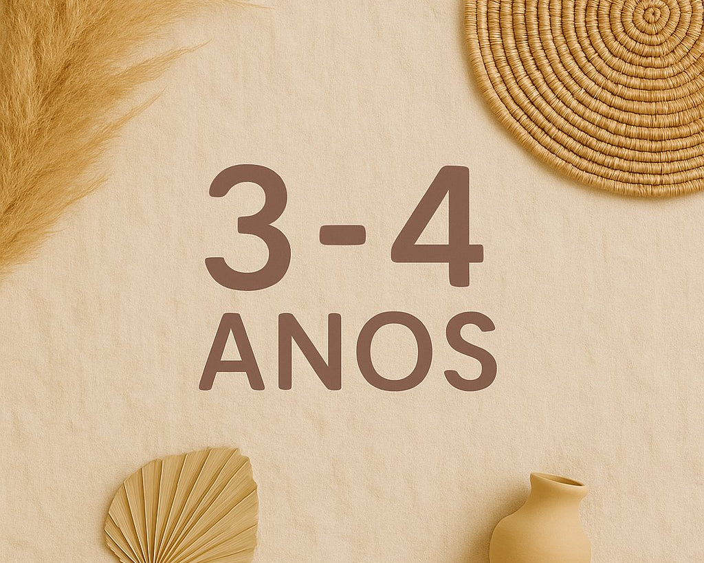 Roupas confortáveis e estilosas da Coleção Kids 3-4 Anos da Means Love Baby, projetadas para acompanhar as aventuras e o crescimento das crianças.