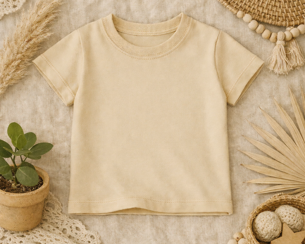 Camisetas confortáveis e elegantes da Coleção Camisetas da Means Love Baby, ideais para o dia a dia dos bebês, combinando estilo e praticidade.