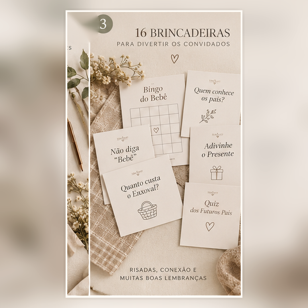 Meu Chá de Bebê - Álbum & Brincadeiras