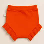 Short Plissado – Algodão Premium | Laranja