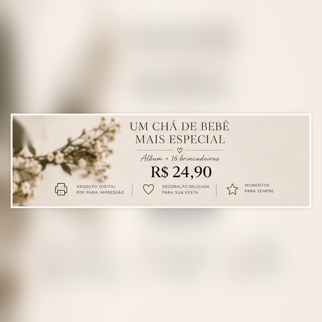 Meu Chá de Bebê - Álbum & Brincadeiras