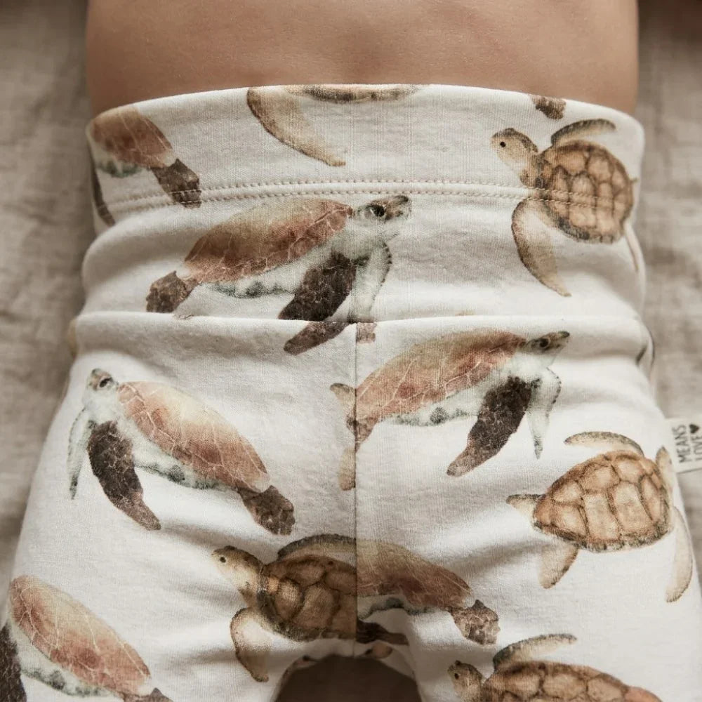 Legging - Algodão Premium | Tartarugas Aquareladas