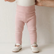 Legging - Algodão Canelado | Rosa Chá
