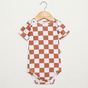 Body Manga Curta - Algodão Premium | Plaid