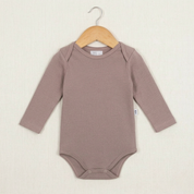 Body Manga Longa - Algodão Premium | Caqui