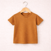 Camiseta Manga Curta - Meia Malha | Caramelo