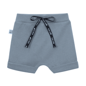 Bermuda Bebê/Infantil Menino – Malha Algodão Natural Color Liso | Cinza Pedra