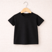 Camiseta Manga Curta - Meia Malha | Preta