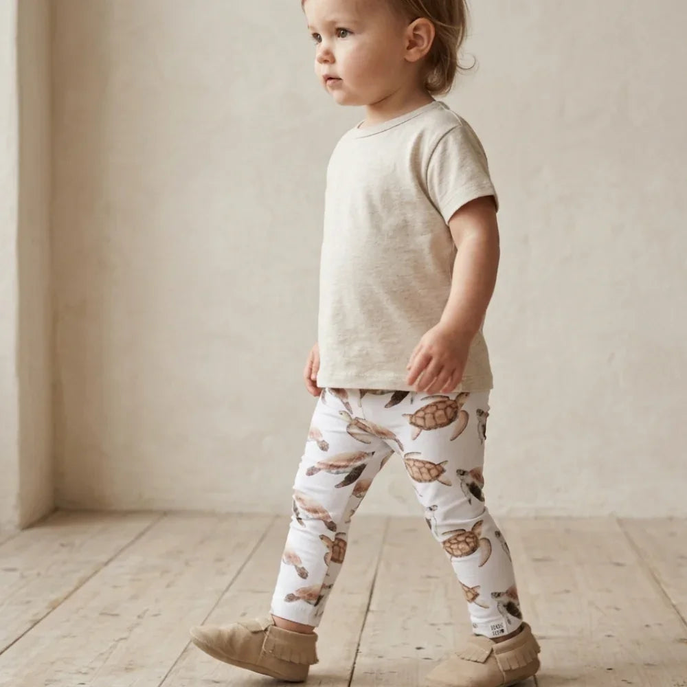 Legging - Algodão Premium | Tartarugas Aquareladas