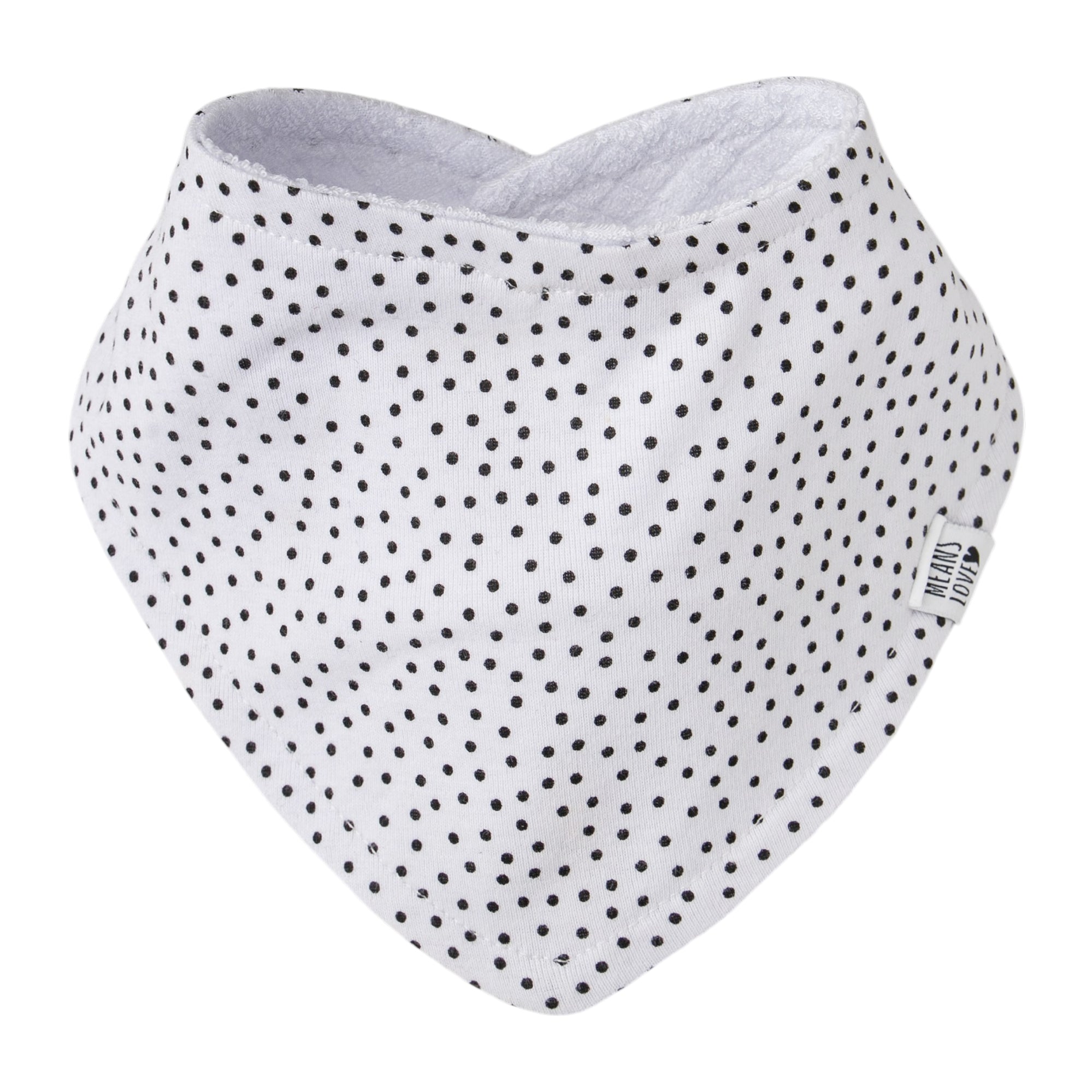 Bandana Babador Bebê Super Absorvente Forro Atoalhado Premium estampa exclusiva dots