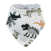 Bandana Babador Bebê Super Absorvente Forro Atoalhado Premium estampa exclusiva fosseis