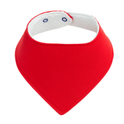 Bandana Babador Bebê Unissex –  Malha Algodão Liso | Vermelha