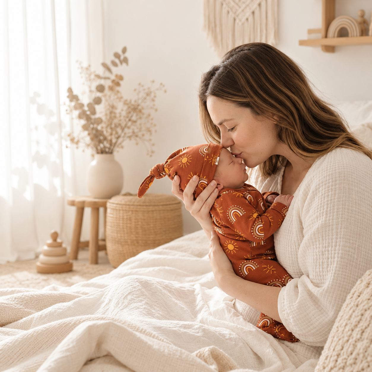 Saída Maternidade Recém-Nascido 4 Peças - Cotton Adapt | Sunshine