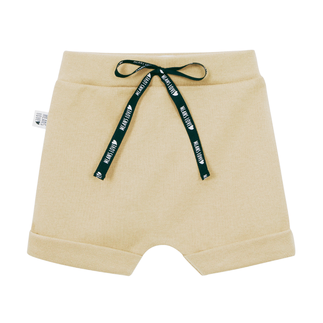 Bermuda Bebê Infantil Menino Algodao Stretch Premium Liso Off White catalogo