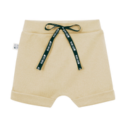 Bermuda Bebê Infantil Menino Algodao Stretch Premium Liso Off White catalogo