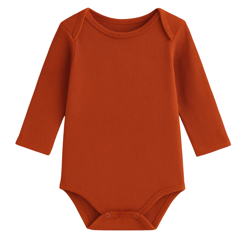 Body Bebê e Infantil Unissex – Canelado Premium Liso | Telha