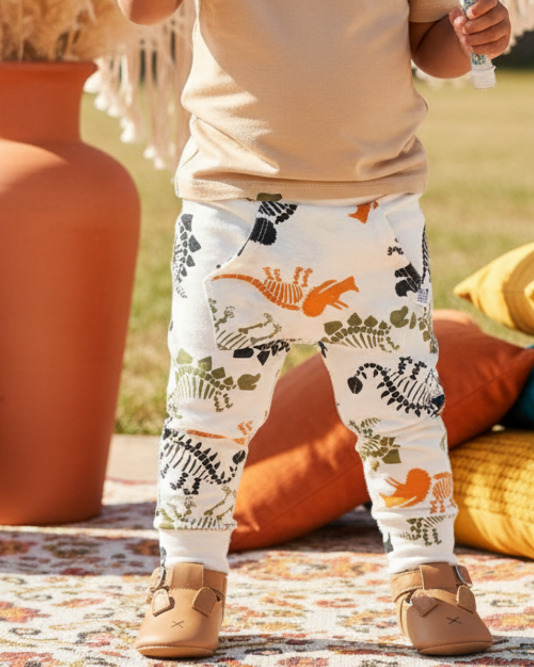Calça Bebê/Infantil Unissex – Malha Algodão Estampado | Fósseis