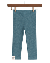 Legging Bebê e Infantil Menina – Canelado Algodão Premium Liso | Marinho Mescla