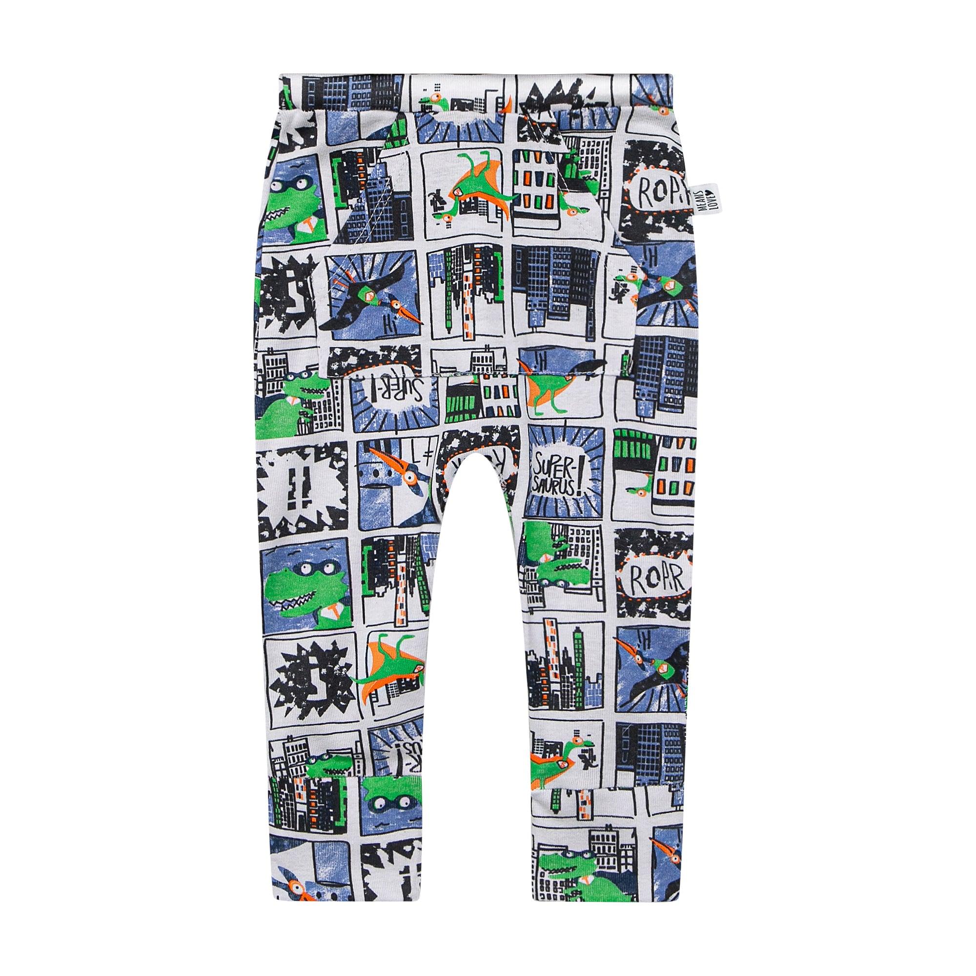 Calça Bebê/Infantil Unissex – Malha Algodão Estampado  cartoon