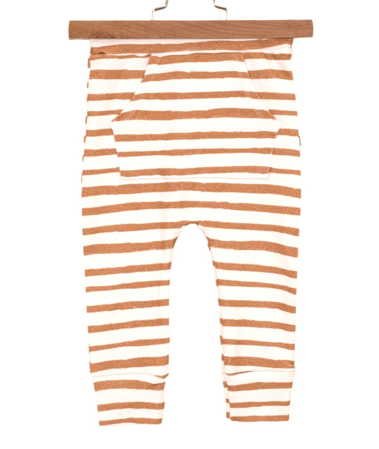 Calca Bebe e Infantil Unissex Algodao Premium Estampa Exclusiva  Listras Amarelas catalogo