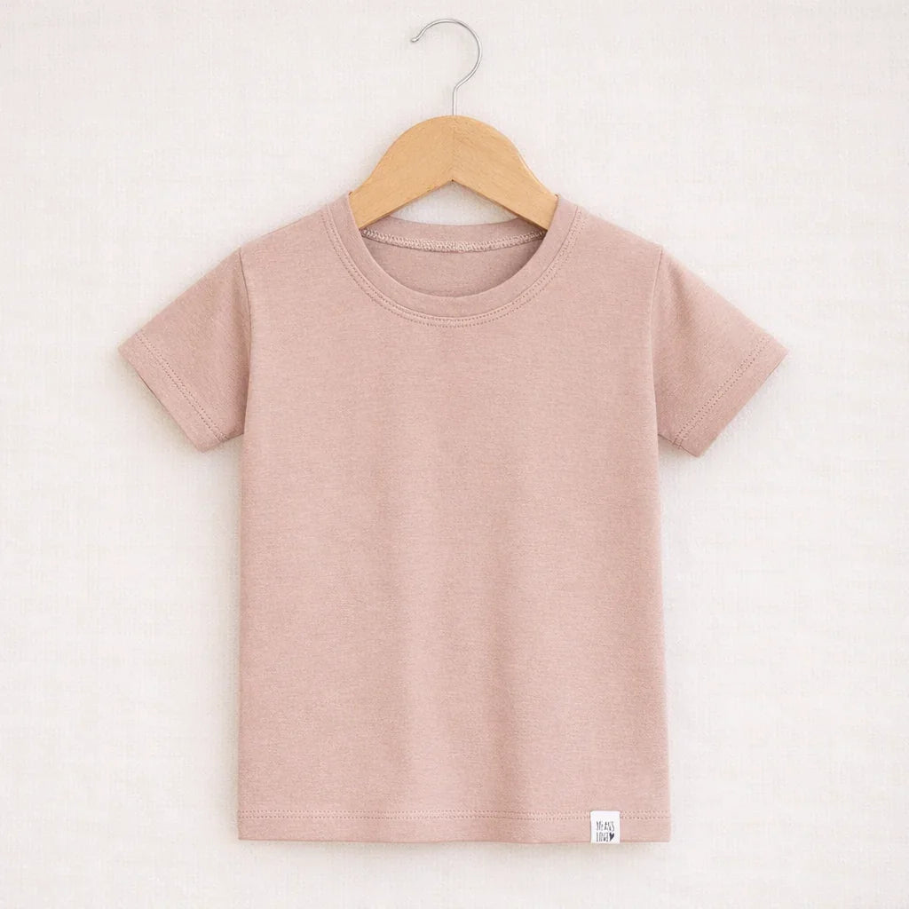Camiseta manga curta nude infantil