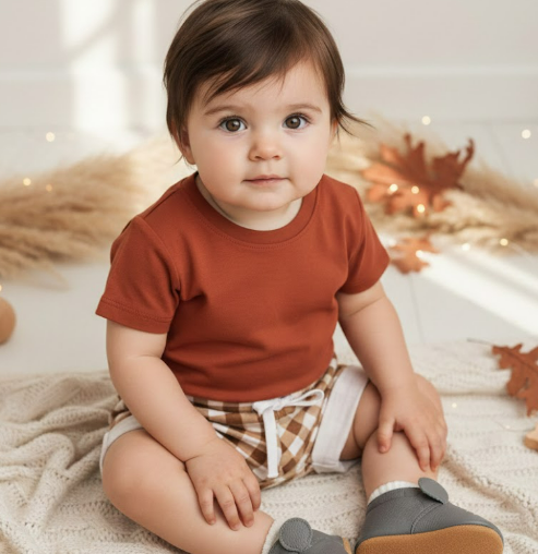 Camiseta Manga Curta - Meia Malha Algodão | Telha