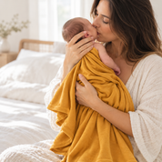 Saída Maternidade 5 Peças – Embrace | Mostarda