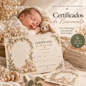 MEU PRIMEIRO REGISTRO — Certificado de Nascimento