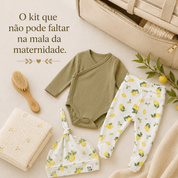 Kit RN Essencial – Look Primeiro Dia | Lemons + Oliva Natural Orgânico