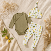 Kit RN Essencial – Look Primeiro Dia | Lemons + Oliva Natural Orgânico