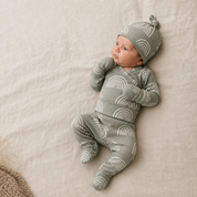 Calça Recém-Nascido à 3 meses com Pezinho – Cotton Adapt | Nordic Rainbow
