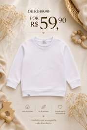Blusão - Molecotton | Branco Puro