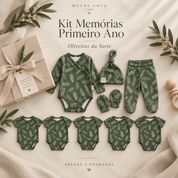 Kit Memórias Primeiro Ano - Cotton Adapt | Oliverias da Sorte
