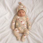 Saída Maternidade Recém-Nascido 4 Peças - Cotton Adapt | Gansinhos Latte
