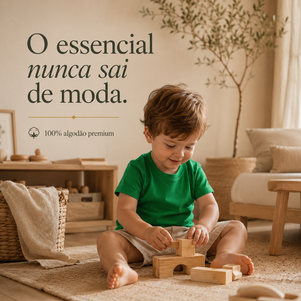Camiseta Manga Curta - Meia Malha | Verde Bandeira