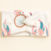 Faixinha de Cabelo Bebê - Algodão Premium Estampa Exclusiva | Dreamcatcher Candy