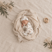 Saída Maternidade Recém-Nascido 4 Peças - Cotton Adapt | Baby Rainbow