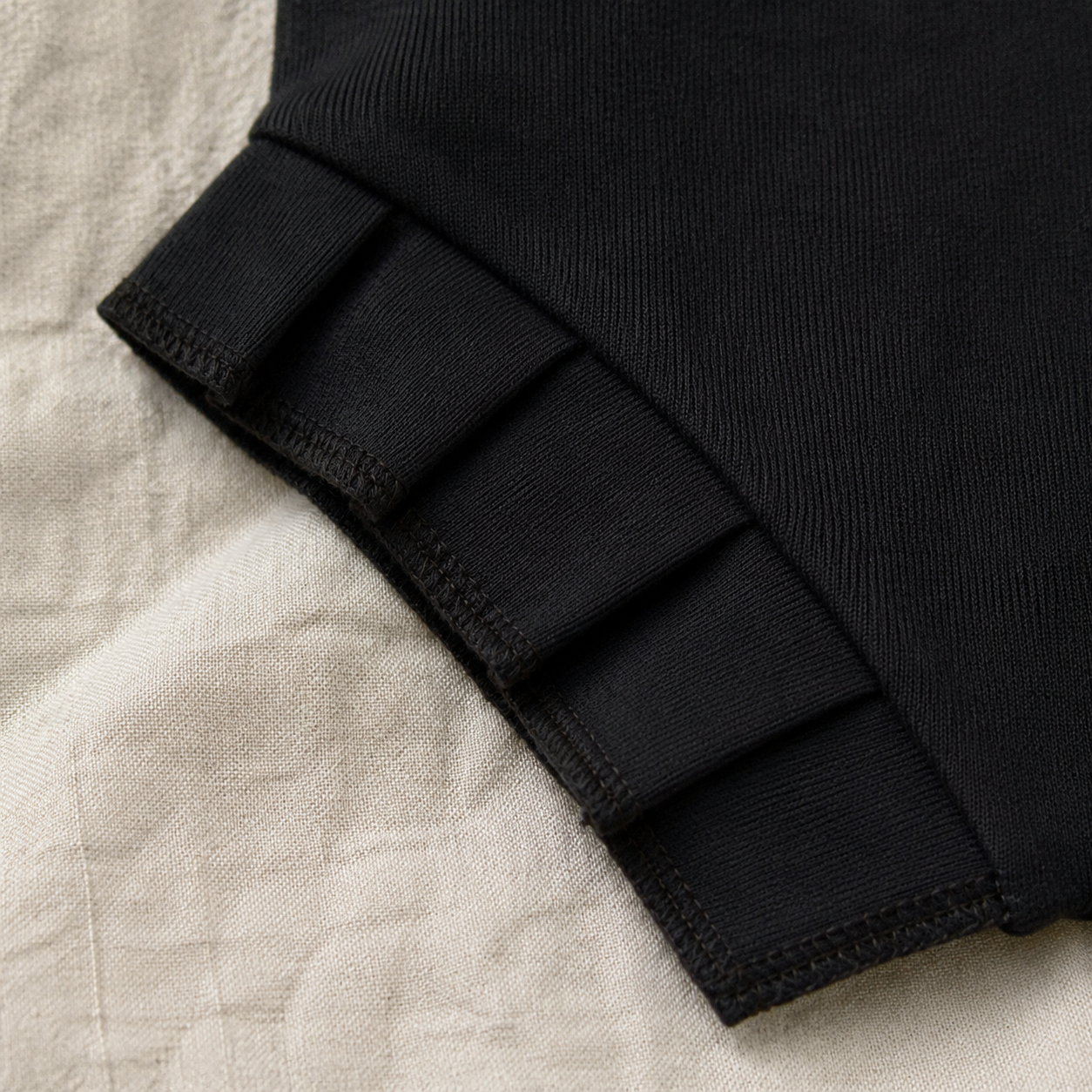 Short Plissado - Algodão Premium | Preto