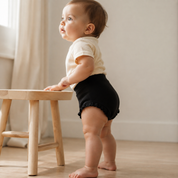 Short Plissado - Algodão Premium | Preto