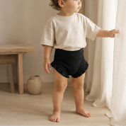 Short Plissado - Algodão Premium | Preto