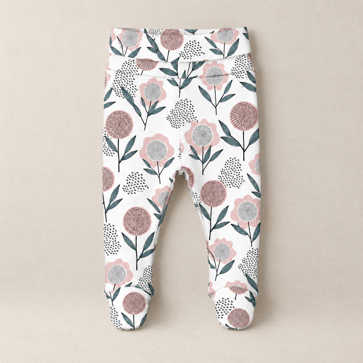 Saída Maternidade Recém-Nascido 4 Peças - Cotton Adapt | Nordic Bloom