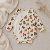 Saída Maternidade Recém-Nascido 4 Peças - Cotton Adapt | Butterflies
