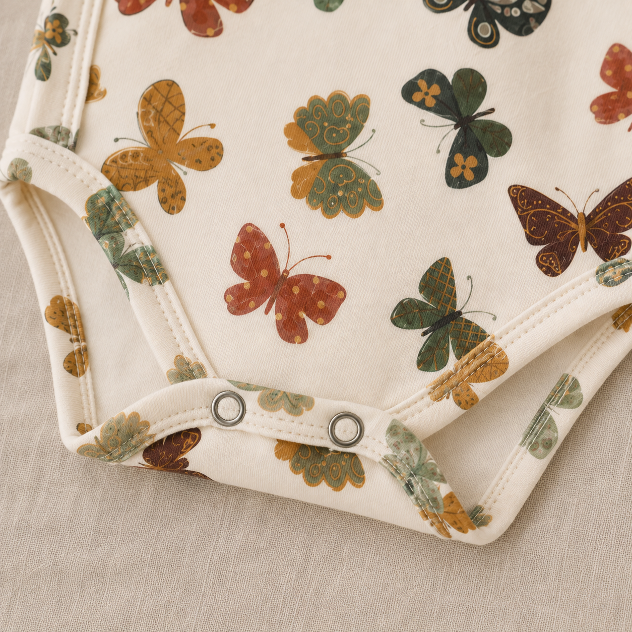 Saída Maternidade Recém-Nascido 4 Peças - Cotton Adapt | Butterflies