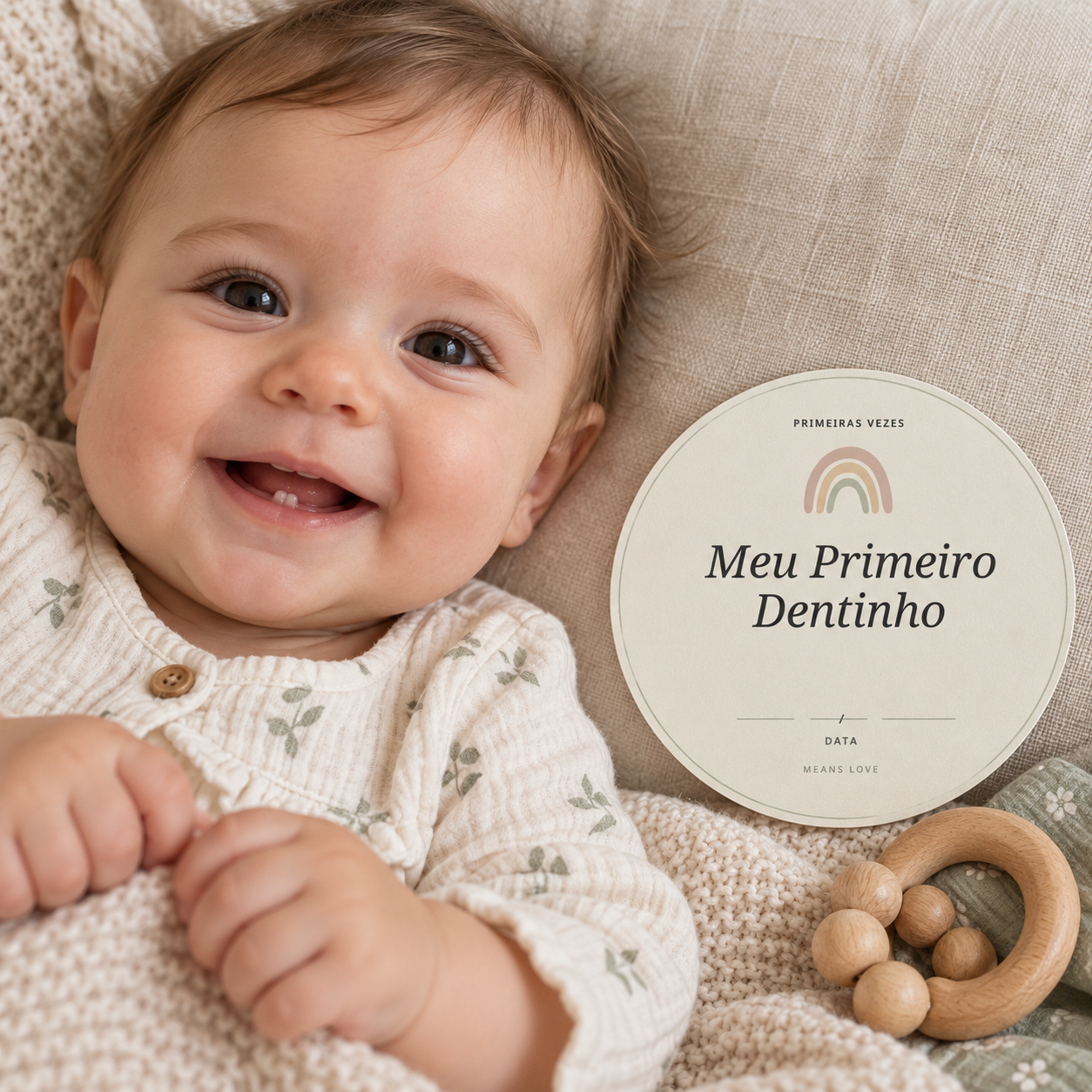 Kit Cartões de Marcos do Bebê — 30 Cartões para Imprimir | Primeiro Ano Completo